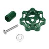 VIDABTE Outdoor Faucet Water Spigot Handle, Hose Bibb Round Wheel