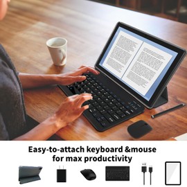 Android 15 Tablet, 12GB+128GB +1TB Expand, Face Unlock, 8000mAh Big Battery+18W Fast Charging, Dual Stereo Speakers, Octa-core CPU, WiFi6, BT5.0,Touchscreen Display, 11inch 2in1 Tablet PC Tableta