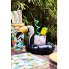 Folat 20728 Inflatable Floating Toucan Cup Holder Multi Colors, Black