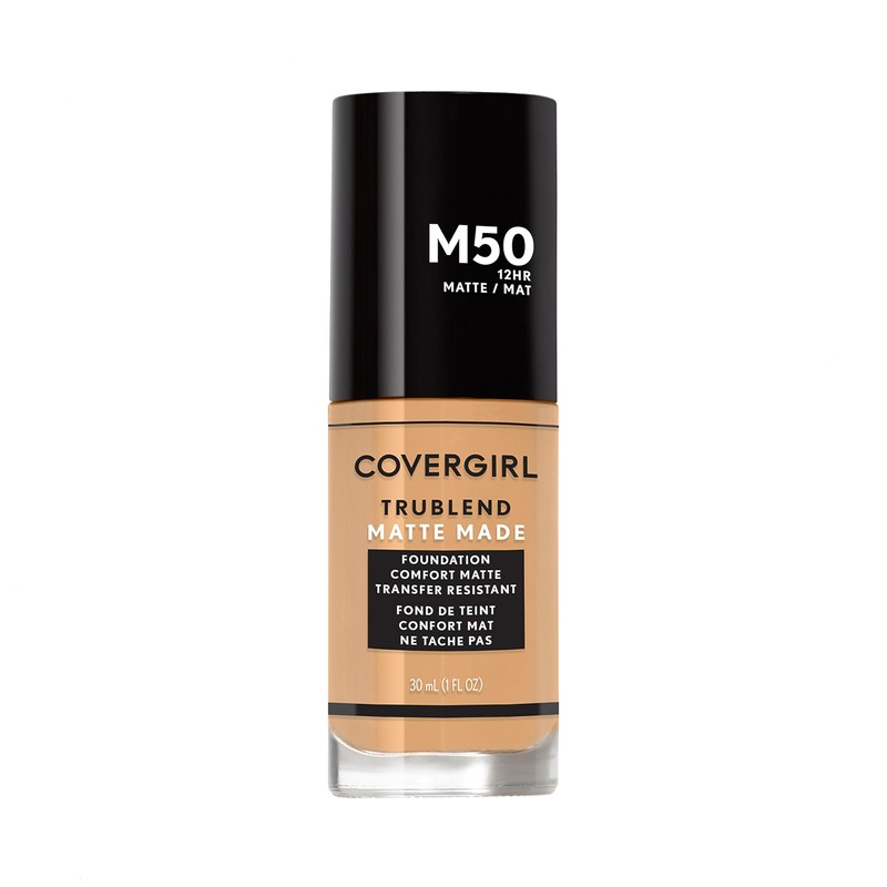 Covergirl Trublend Matte Made Liquid Foundation, M50 Soft Tan, 1.014