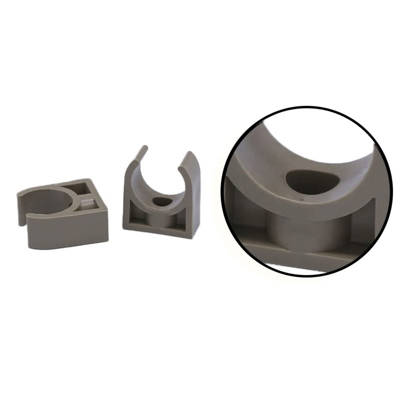 SagaSave 10Pcs 50mm DN40 PPR U Type Pipe Clamps, Hose