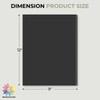 Mat Board Center, 12 Pack 9x12 Black Foam Boards, Acid