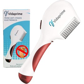 Vidaprime Electric Lice and Nit Comb for Children - Effective Lice Comb Electric - Optimal Hair Care Against Head Lice - Professional Lice Comb Children - Lice Agent for Children