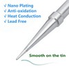 Bestgle 6pcs Soldering Iron Tips Replacement Tip ETA ETB ETH