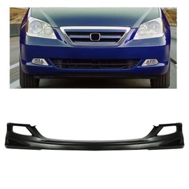 HECASA 3Pcs Front Bumper Lip Compatible with 2005-2007 Honda Odyssey Under Chin Spoiler Splitter Lip Body Kit Black Plastic