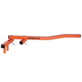 Deck Board Straightening & Removal Tool, Heavy-Duty 10Ga One-Piece Steel Deck Tool to Straighten Bending Boards & Tighten Gaps, Orange