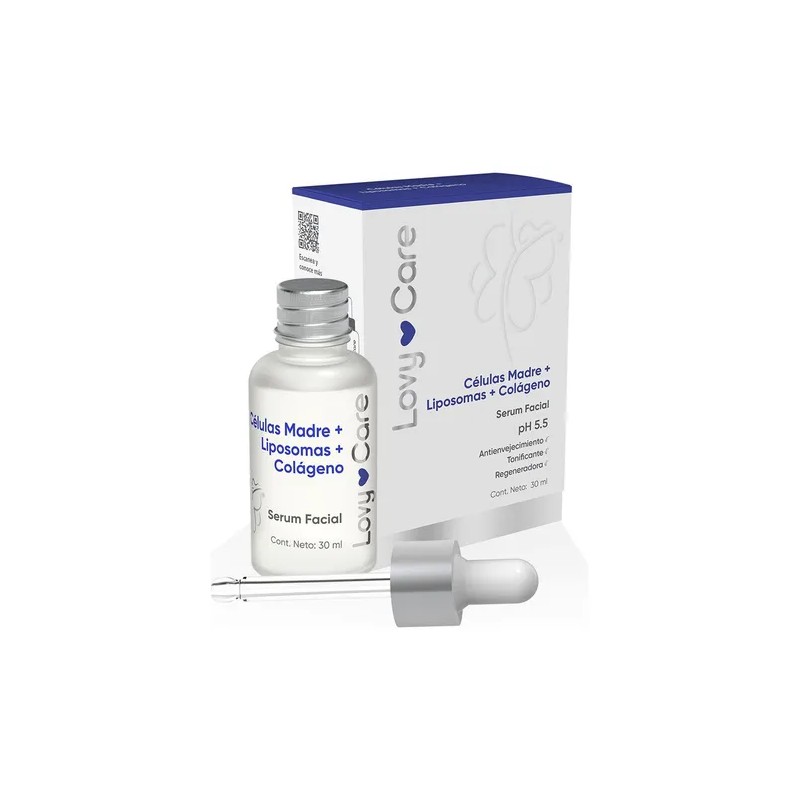 Lovy Care Serum Facial Células Madre Liposomas Colágeno Antiedad 30ml