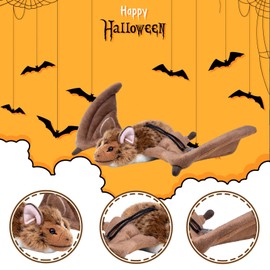 lilizzhoumax Bat Vampi Plush Toy, 40 cm/16 Inches, Simulated Animal Bat Plush Toy, Kawaii Bat Plush Toy, Realistic Bat Toy for Wild Animals, Gift for Children