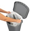 Glad Trash Can | Plastic Kitchen Waste Bin with Odor
