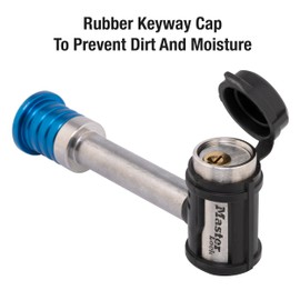 Master Lock 1480DAT Stainless Steel Receiver Lock for 5/8 in. Receiver Hole,Silver