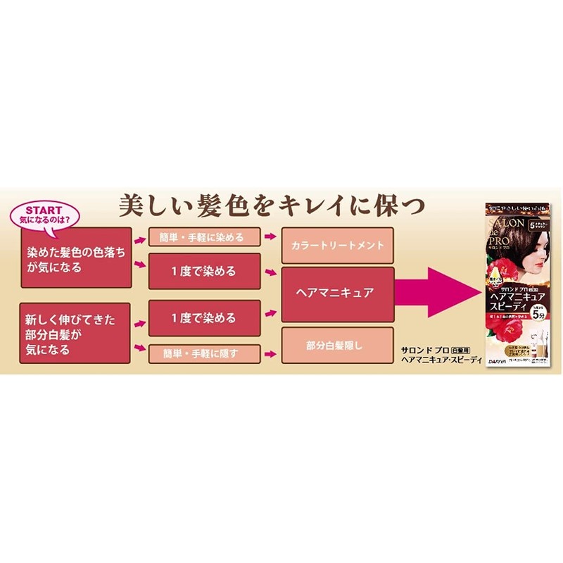Salon de Pro Hair Manicure Speedy 5A Ash Brown 100g