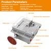 Portable Precision Table Saw by Sinpiode, 9000RPM High Speed Desktop