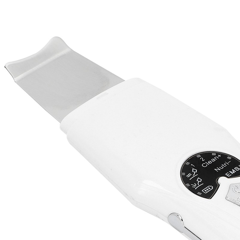 Facial Skin Scraper Ultrasonic Skin Scrubber Spatula 2 Gears Vibration