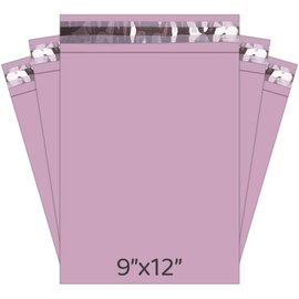 Mailing Bags, YUNJU Shipping Poly Postal Self Seal Bags in Size 9 x 12 Inch Size Small Mailing Bags Postage Packaging Bags 229mm to 305mm 50 Pack Pink