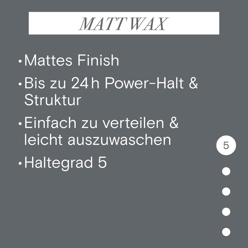 Taft Matt Styling Wax, Pack of 6 (6 x 75