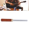 Guitar Fret Crowning File Chrome Plated Solid Wood Handle Fret