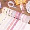 DERJDISF 40 Washi Tape Set - 20 Colourful and 20