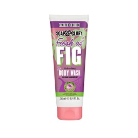 Soap & Glory Fresh as Fig Vegan Body Wash - Limited Edition Hydrating Body Wash for Refreshed, Clean Skin - Removes Dirt, Oil and Sweat - Scented with Plump Fig & Sparkling Lemon Blossom (250 ml)