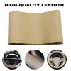 CHUSYYRAY Car Steering Wheel Cover Genuine Leather Sport DIY With