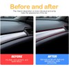 Osilly Car Interior Moulding Trim Strips, 16Ft/5M Universal Electroplating Decoration