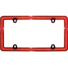 Cruiser Accessories 30436 Red Reflector II Marco para matrícula, Rojo/Cromado