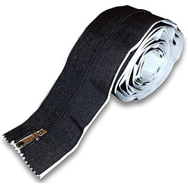 Farm Plastic Supply Double Sided Adhesive Zipper Heavy Duty for Dust Barriers (10 Pack)