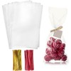 Morepack Morepack Cellophane Treat Bags,4x9 Inches Clear Cellophane Bags 200