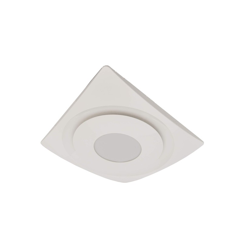 Aero Pure AP904-SL W Quiet Bathroom Ceiling Ventilation Fan, 90