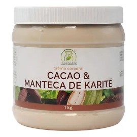 Crema De Cacao Y Manteca De Karité Anti-arrugas (1 Litro) Anti-edad