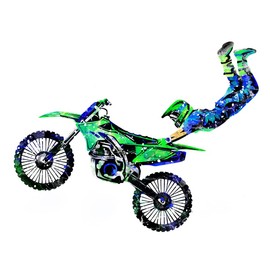 Calcomanía de pared para decoración de recámara de niños, decoración de moto de suciedad para habitación de niños, calcomanías de pared para bicicleta de suciedad