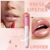 Clubday Hydrating Tinted Lip Balm Natural Lip Plumper Gloss, Lightweight