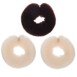 IWOWHERO Hair Curler Ponytail Holder Hair Bun Maker Nylon Curling Tool Roller Random Color