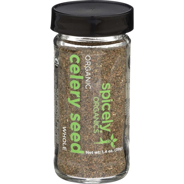 Spicely Organic Celery Seeds 1.4 Oz Certified Gluten Free