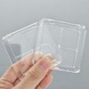 Globalon Clear 4-Pan Eyeshadow Lip Palette Empty Palette Case Compact