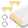 2 Pcs 2 Way Metal Phone Tether Tab Upgraded Double