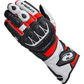 Held Evo-Thrux II Sports Gloves Long Motorcycle Gloves Black/Red 7 Men Athletes All Year Round Leather, black/red