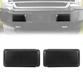 2Pcs Front Bumper Guards Pads Inserts Caps End Covers Compatible with Ford F-150 2018 2019 2020 Left Right Side Bumper Cover Trim Accessories Replacement for JL3Z-17E810-AB JL3Z-17E810-AA Matte Black