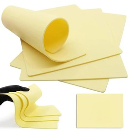 3mm Tattoo Skin Practice - 10Pcs Tattoo Fake Skin Thick 3mm Soft Pure Silicone Double Sides 7.4x5.6" Tattoo Eyebrow Practice Skins for Beginner & Experienced Tattoo Artist