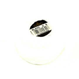 DMC Cotton Perle Thread Size 8 Blanc - per 10 gram Ball