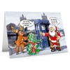 STREET SANTA - Doctor Who Themed Christmas Card - Large