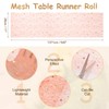 sourcing map Orange Table Runner Roll, 11" x 45 Feet