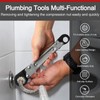 Angle Stop Wrench 15/16in 5/8in Professional Double Ended Plumber Spanner