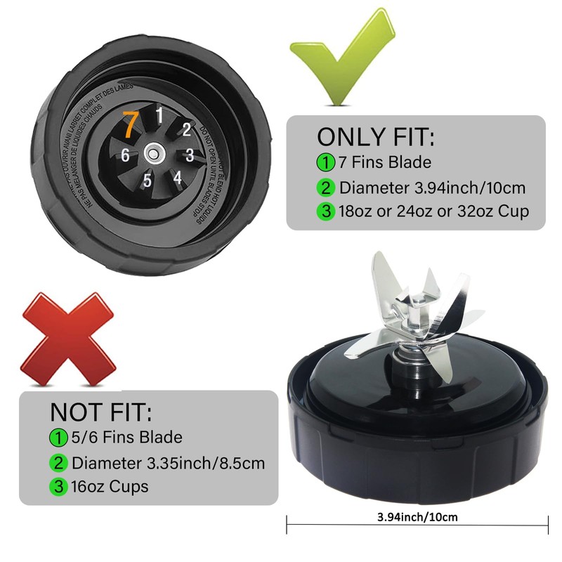 For Ninja Replacement Blades SS401, Blender Blade Extractor SS101 Replacement