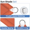 ECOOPTS 15'x25'x29' HDPE Sun Shade Sail Right Triangle Canopy Shades