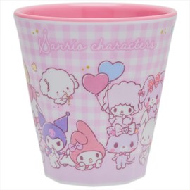 Tsujiseru 7009199 Sanrio Melamine Cup, Female Saw, 9.1 fl oz (270 ml)