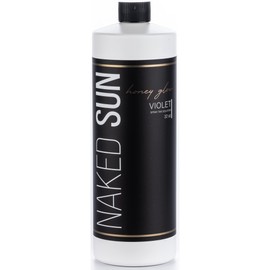 Naked Sun Honey Glow Violet Spray Tan Solution - 32 oz Airbrush Sunless Self Tanning Spray
