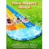 Sloosh 22.5ft x 82in Waves Triple Lawn Water Slide,Heavy Duty