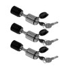 Deadbolt Barbell Coupler Lock - 3-Pack Keyed Alike (RC-2-KA3) -