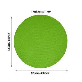 4 Pack Rubber Jar Opener Grippers, 4.9 Inch Round Bottle Opener, Jar Opener for Seniors with Arthritis (Blue,Grey,Green,Purple)