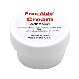Pros-Aide Adhesive Cream 0.5 oz / 14 gm - Prosthetic Adhesive for Makeup Artists and Prosthetics - No Drip - Latex Free